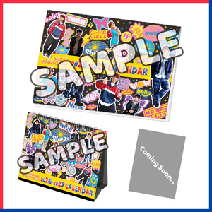 仲村宗悟 26-27 カレンダーセット(壁掛け＆卓上カレンダーセット) ※特典プリクラ風ブロマイド A ver.