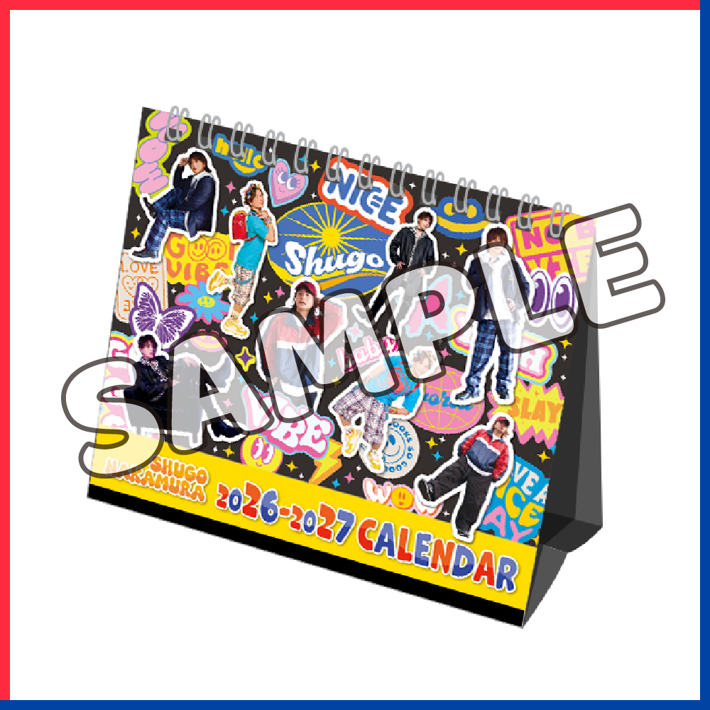 仲村宗悟 26-27 卓上カレンダー (単品)